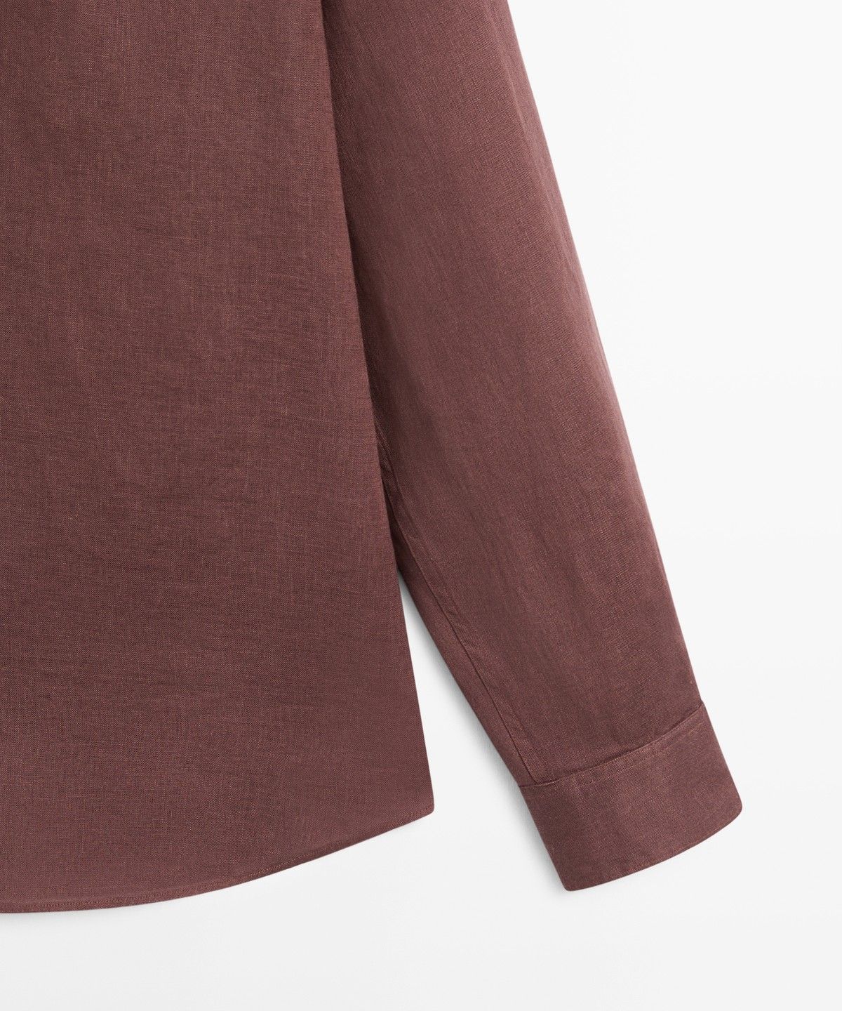 마시모두띠(MASSIMO DUTTI) 100% 린넨 슬림 핏 셔츠