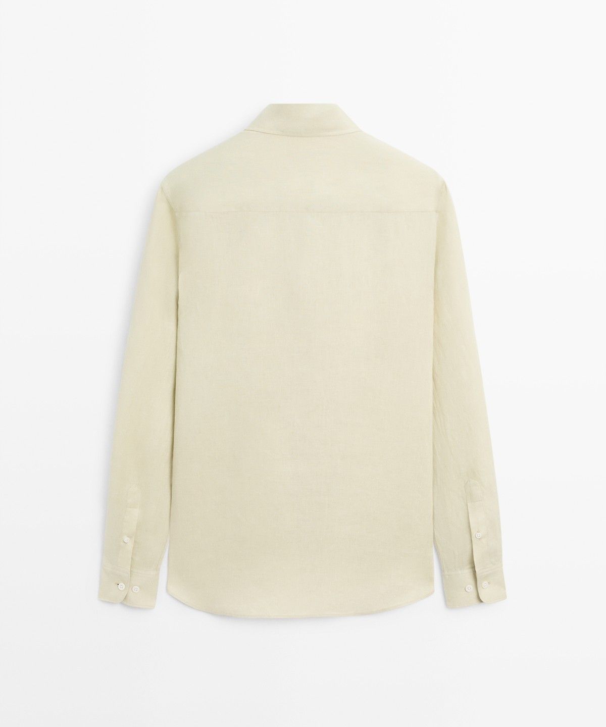 마시모두띠(MASSIMO DUTTI) 100% 린넨 슬림 핏 셔츠