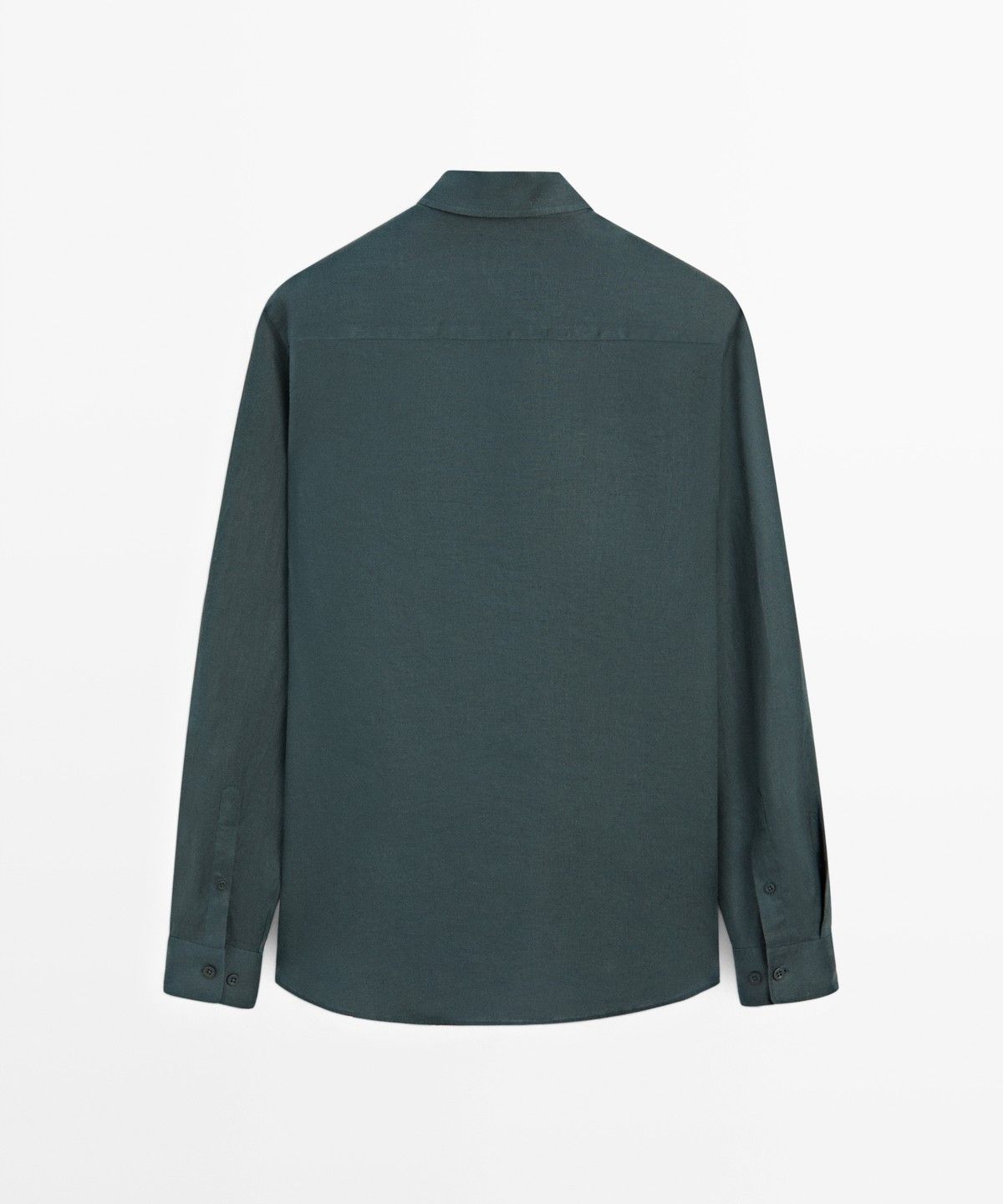 마시모두띠(MASSIMO DUTTI) 100% 린넨 슬림 핏 셔츠