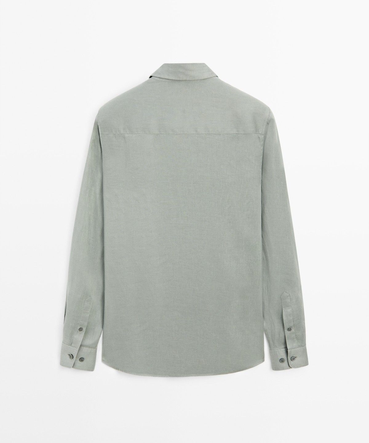 마시모두띠(MASSIMO DUTTI) 100% 린넨 슬림 핏 셔츠