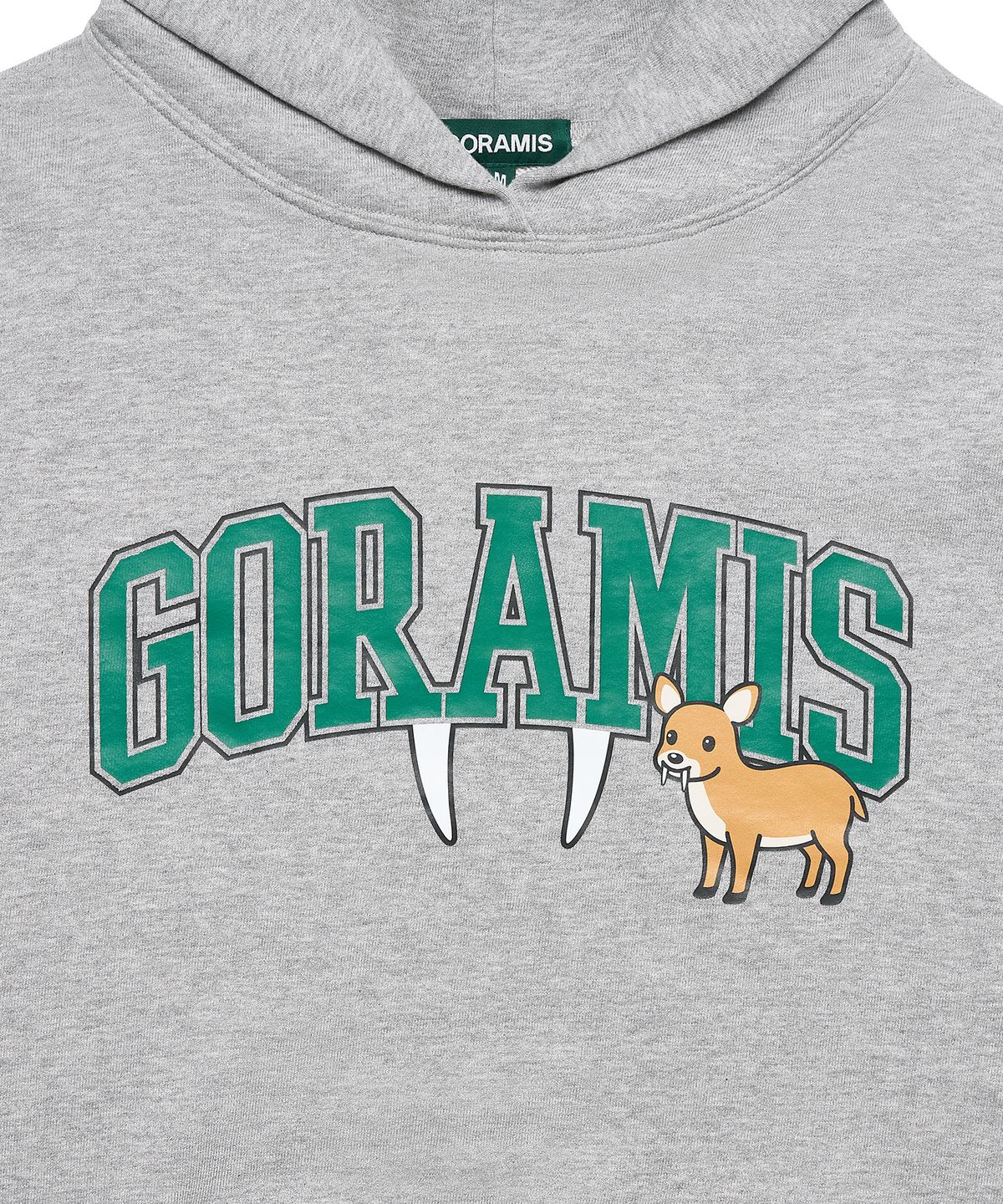 고라미스(GORAMIS) 바시티 고라니 후드티 [GRAY]