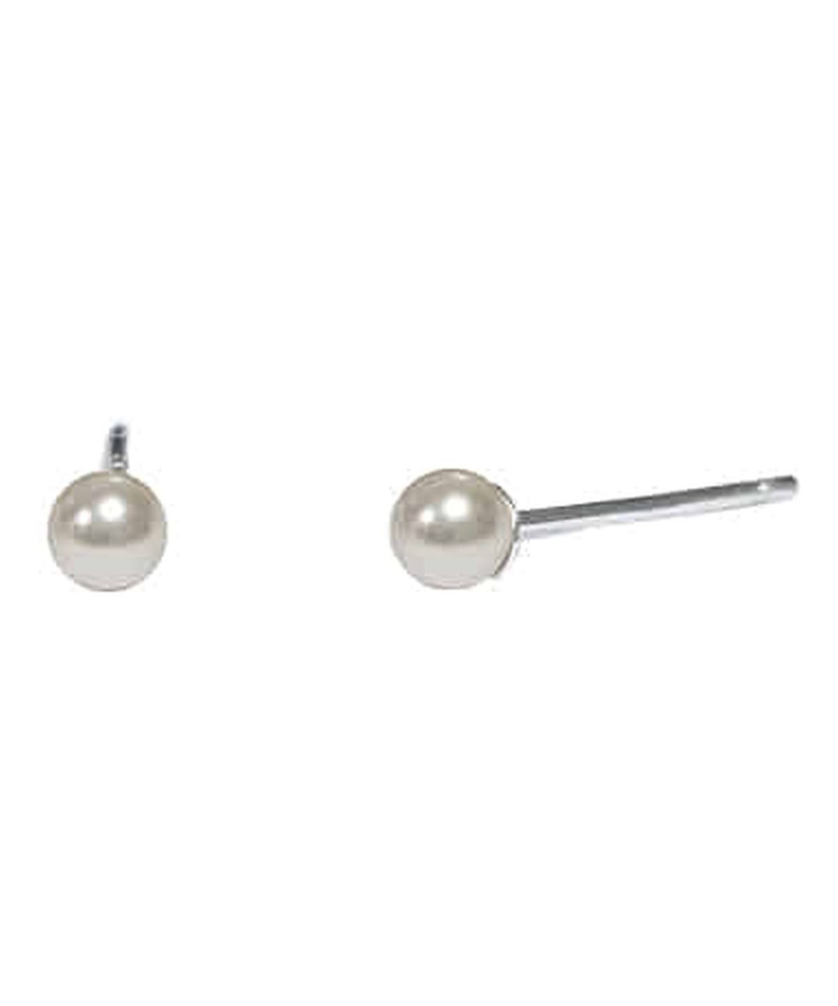 올은(ALLEUN) 스와로브스키 진주 귀걸이 실버925 3mm 4mm 5mm 6mm