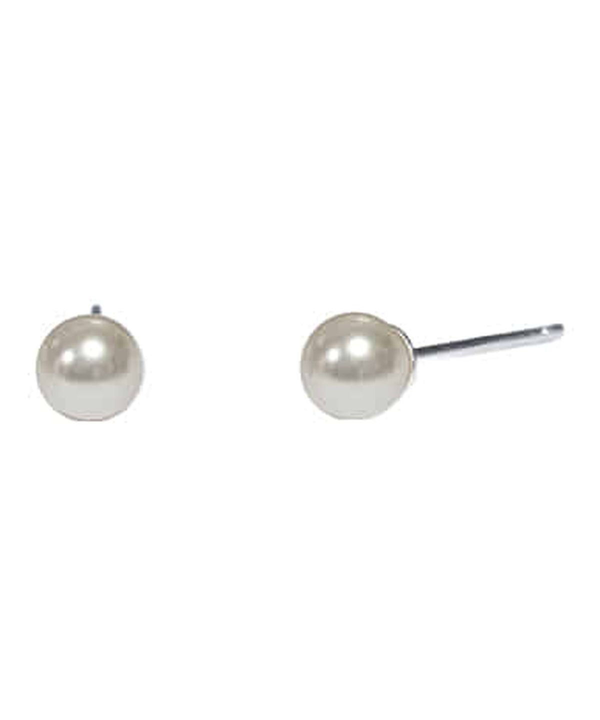 올은(ALLEUN) 스와로브스키 진주 귀걸이 실버925 3mm 4mm 5mm 6mm