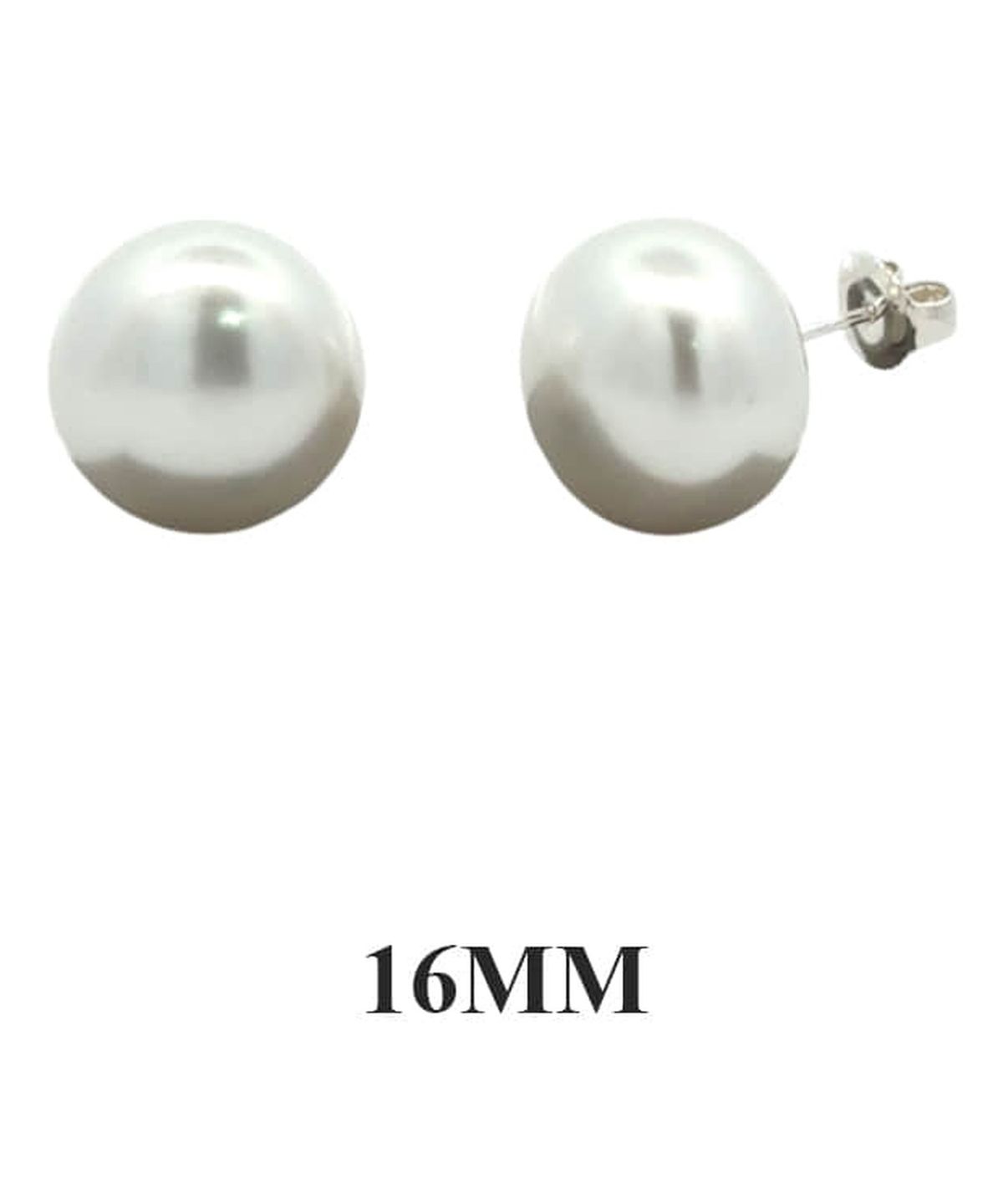 올은(ALLEUN) 실버925 왕진주 진주링 볼드진주 혼주 귀걸이 12mm 14mm 16mm