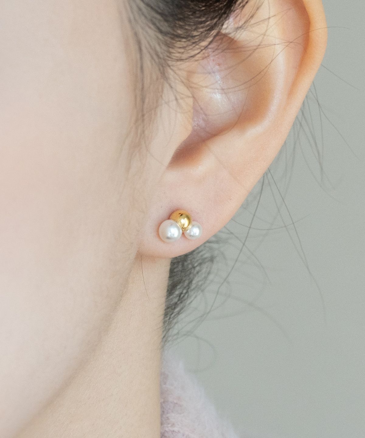 올은(ALLEUN) 실버925 볼 진주 미니 스터드 은 귀걸이