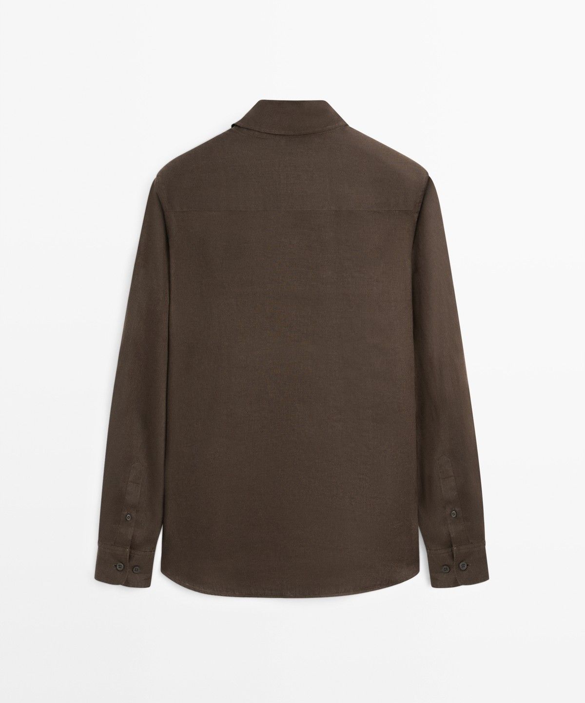 마시모두띠(MASSIMO DUTTI) 슬림 핏 100% 린넨 셔츠