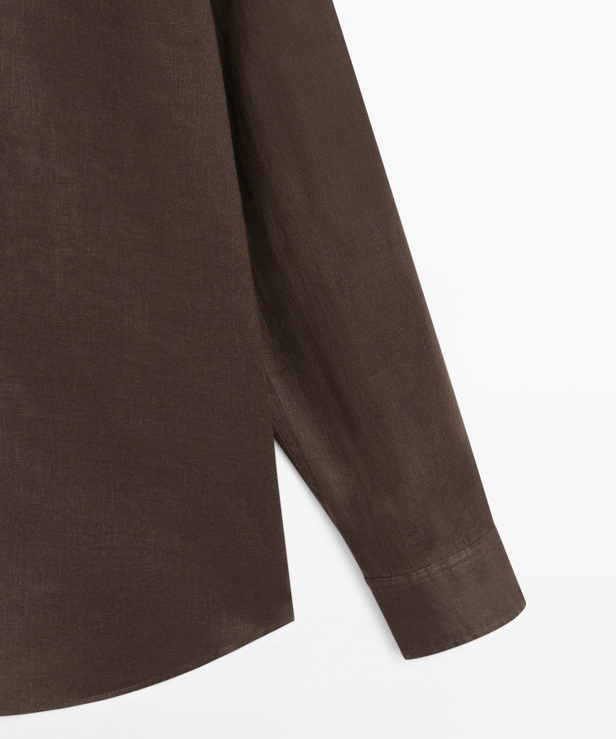 마시모두띠(MASSIMO DUTTI) 슬림 핏 100% 린넨 셔츠