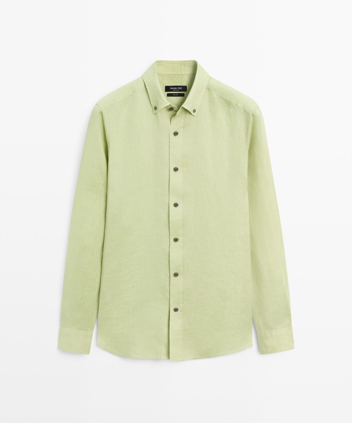 마시모두띠(MASSIMO DUTTI) 100% 린넨 레귤러핏 셔츠