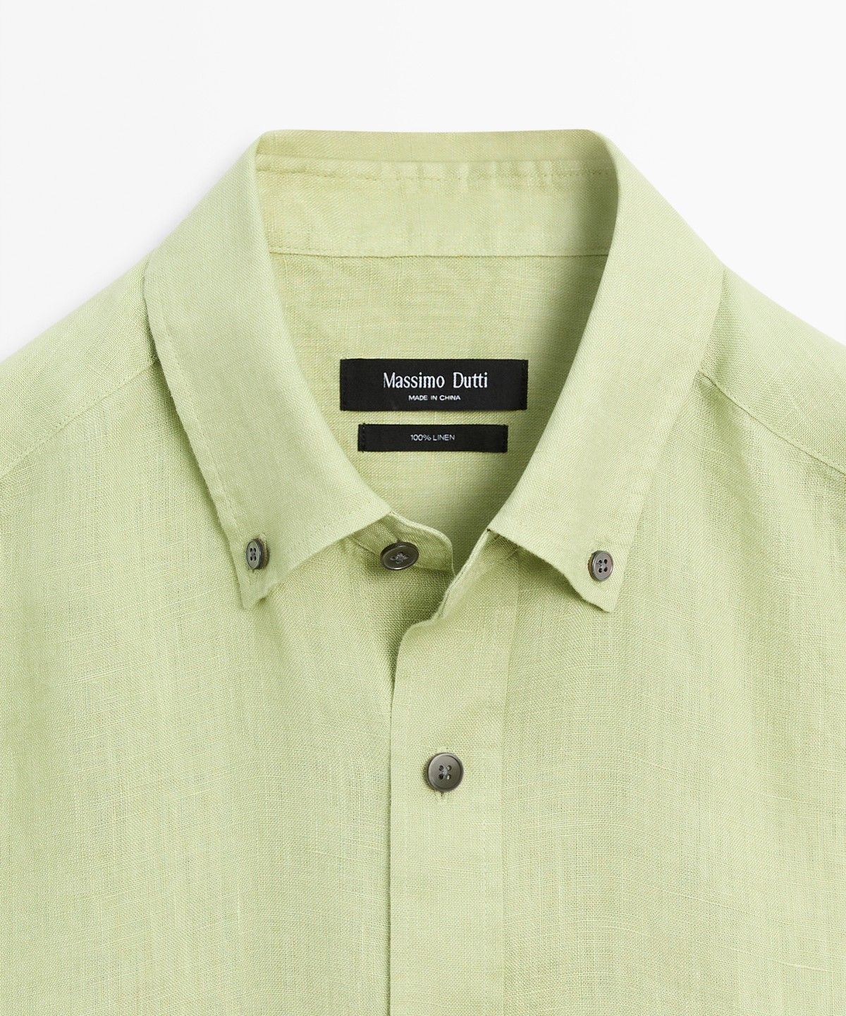 마시모두띠(MASSIMO DUTTI) 100% 린넨 레귤러핏 셔츠