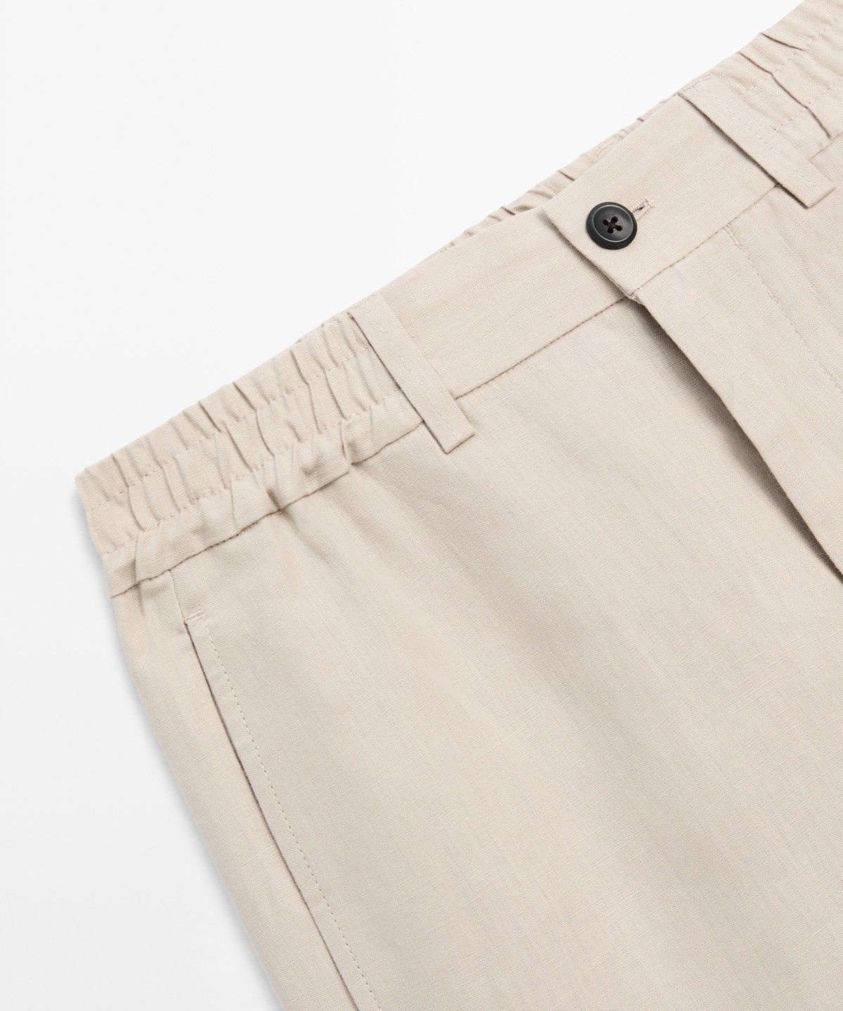 마시모두띠(MASSIMO DUTTI) 100% 린넨 버뮤다 쇼츠