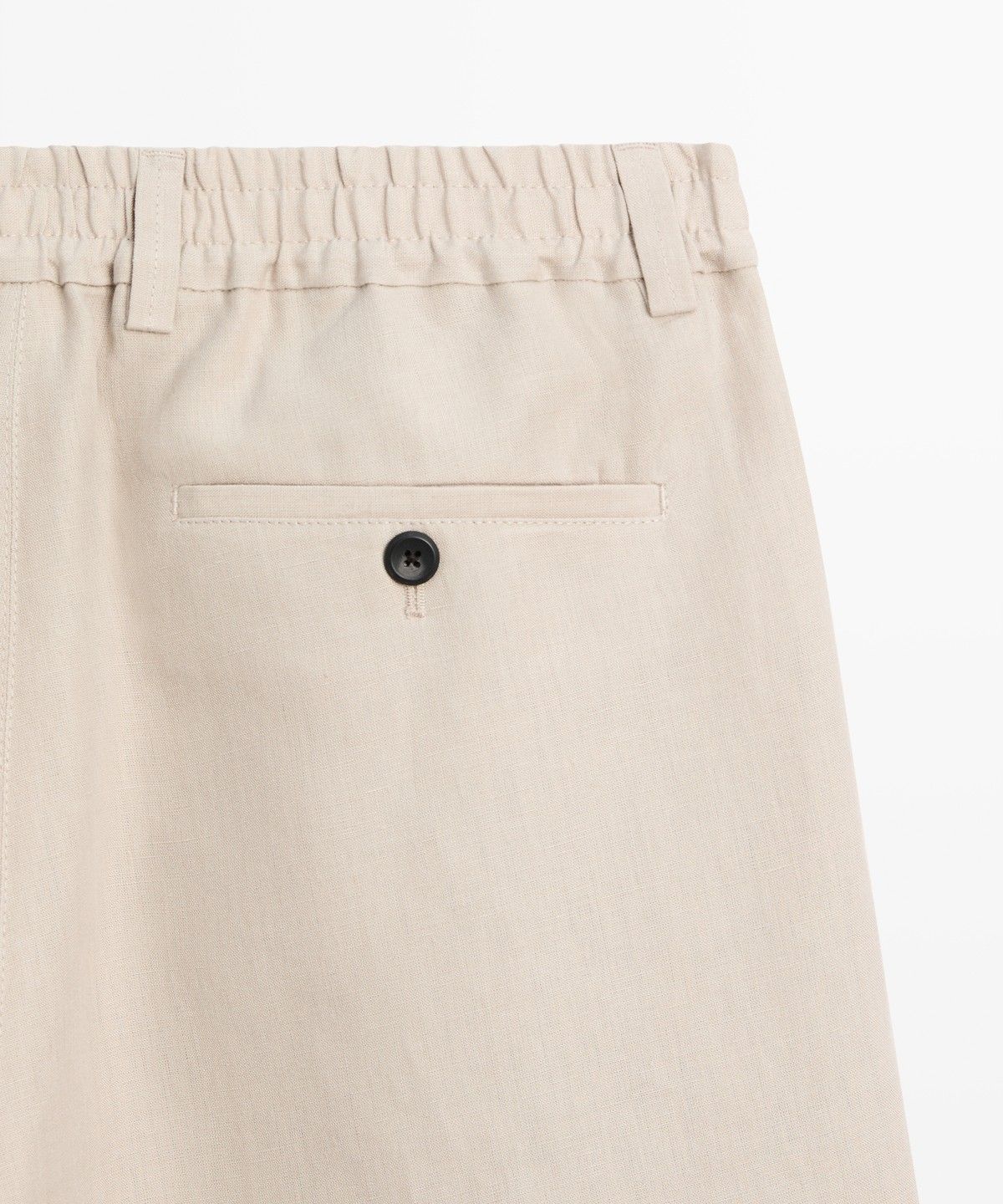 마시모두띠(MASSIMO DUTTI) 100% 린넨 버뮤다 쇼츠