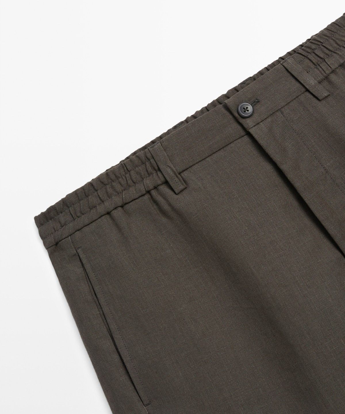 마시모두띠(MASSIMO DUTTI) 100% 린넨 버뮤다 쇼츠