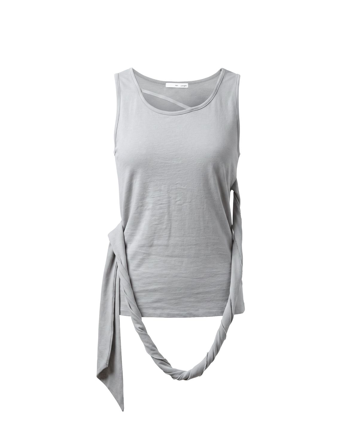 정도(JUNGDO) FLOATING LOOP SLEEVELESS .GREY