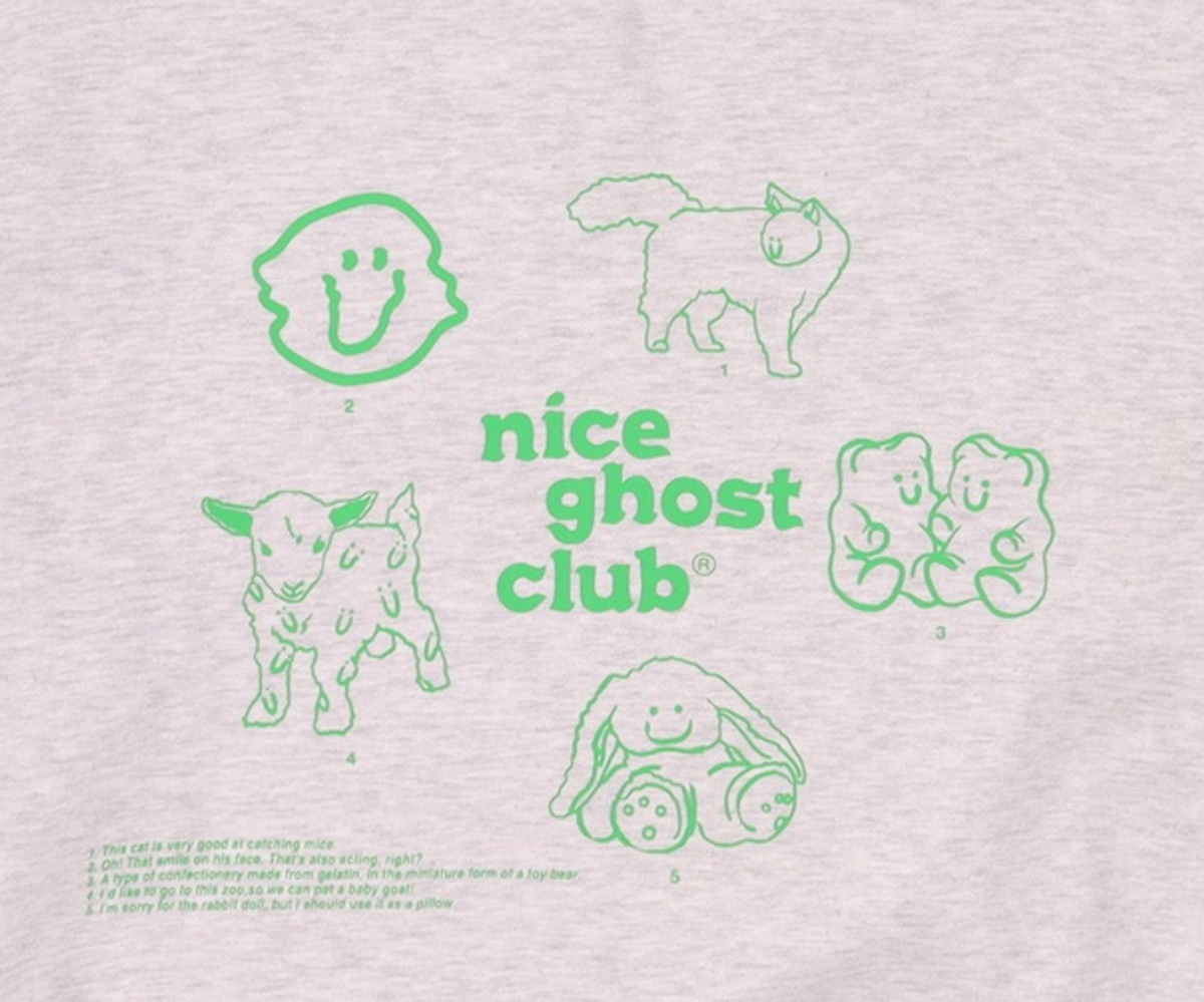나이스고스트클럽(NICEGHOSTCLUB) 맨투맨/스웨트셔츠 M