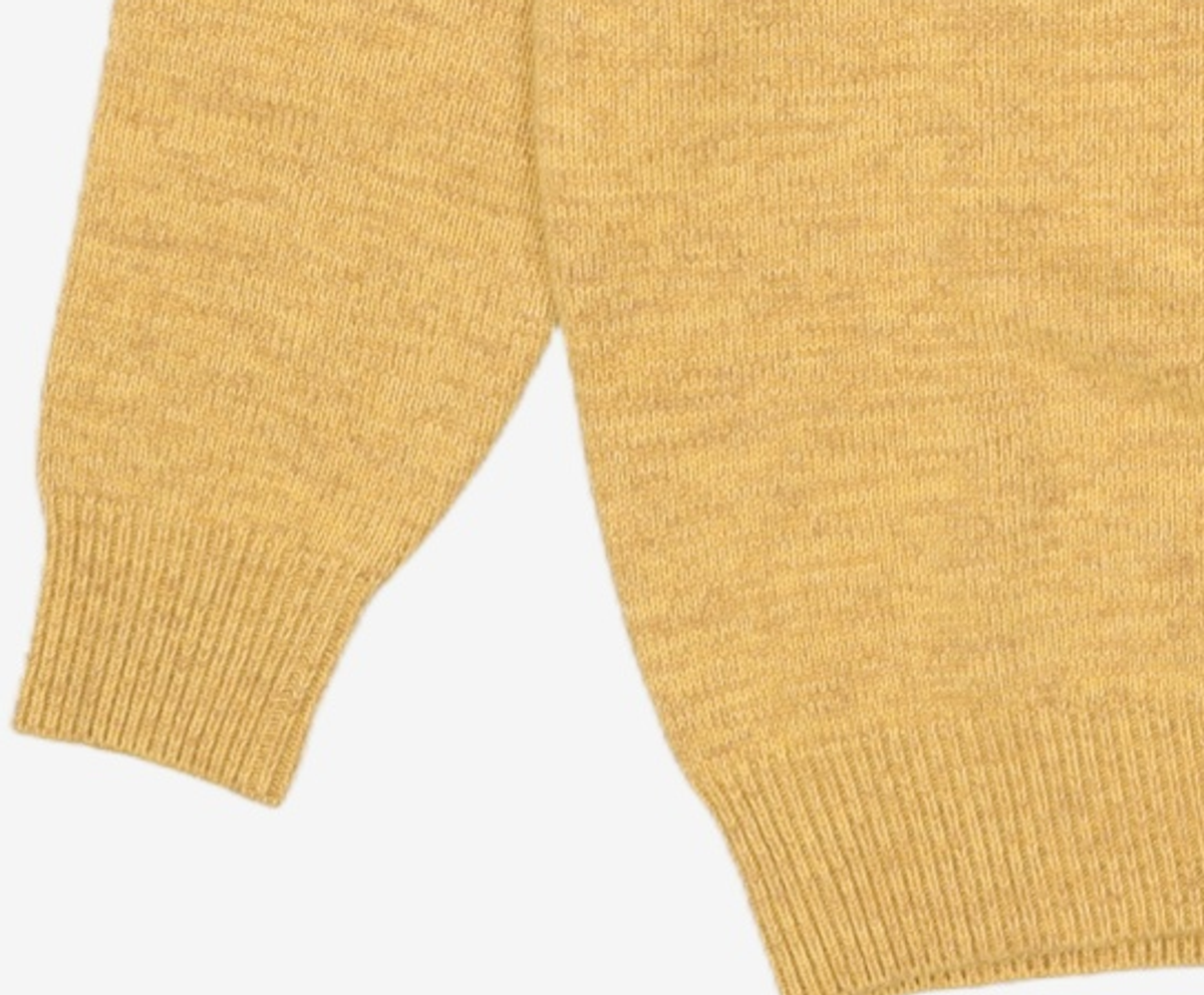 엠엠지엘(MMGL) WOMENS OVERSIZED COLLAR SWEATER (ASH BROWN) 4