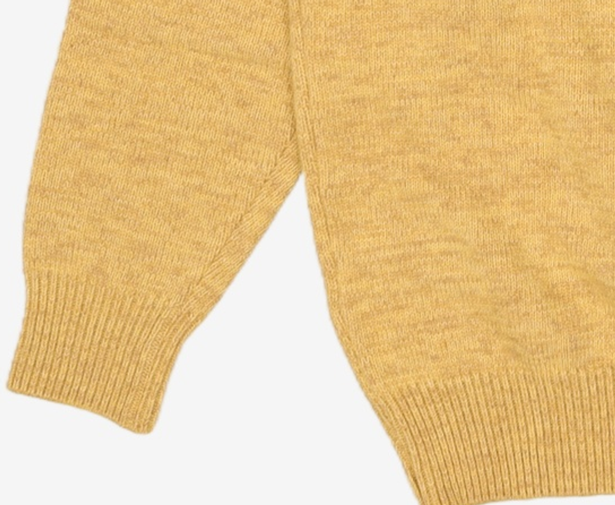 엠엠지엘(MMGL) WOMENS OVERSIZED COLLAR SWEATER (ASH BROWN) 4