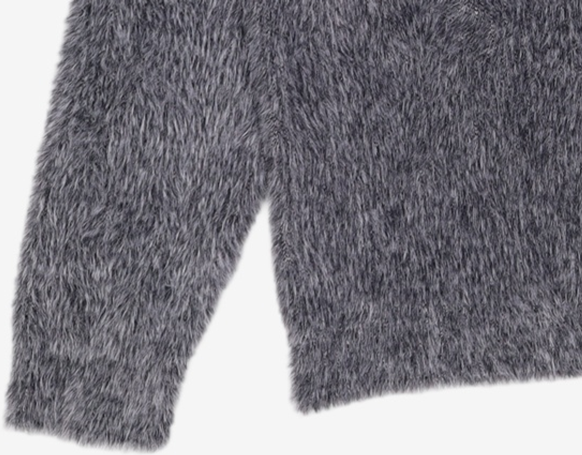 노매뉴얼(NOMANUAL) (시그니처종료)CROPPED HAIRY KNIT - 5 COLOR M