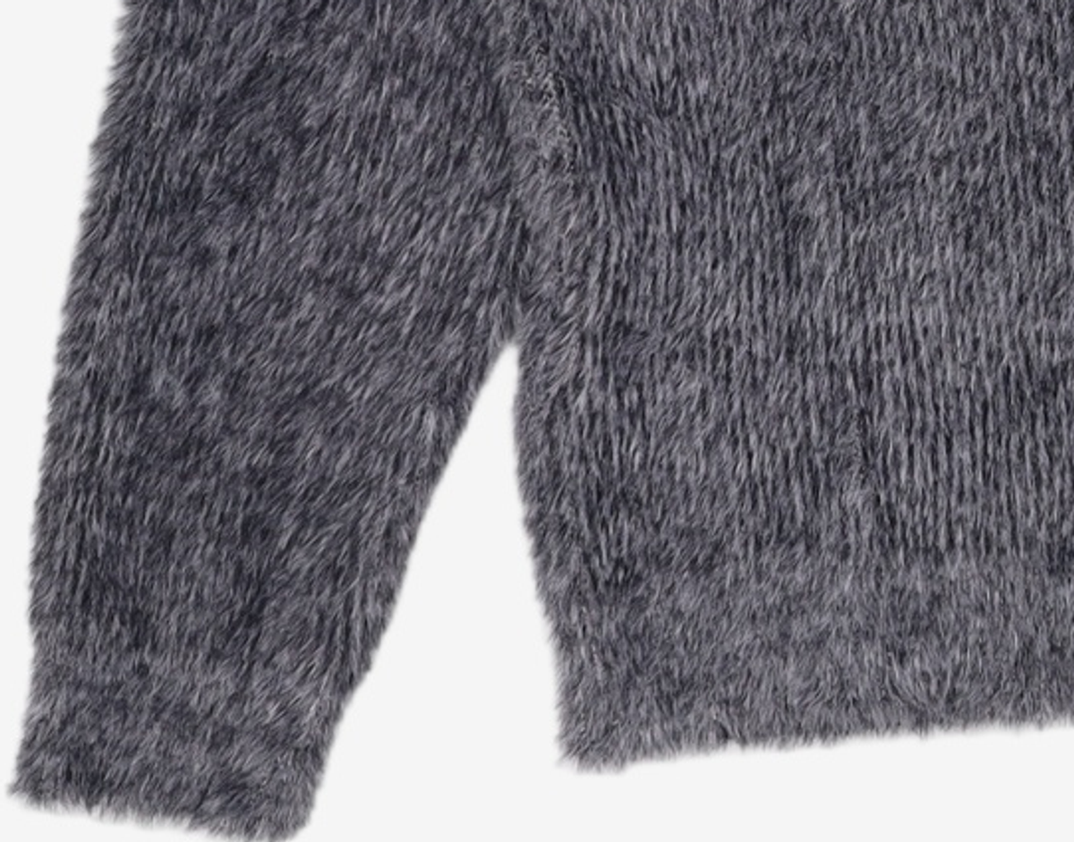 노매뉴얼(NOMANUAL) (시그니처종료)CROPPED HAIRY KNIT - 5 COLOR M