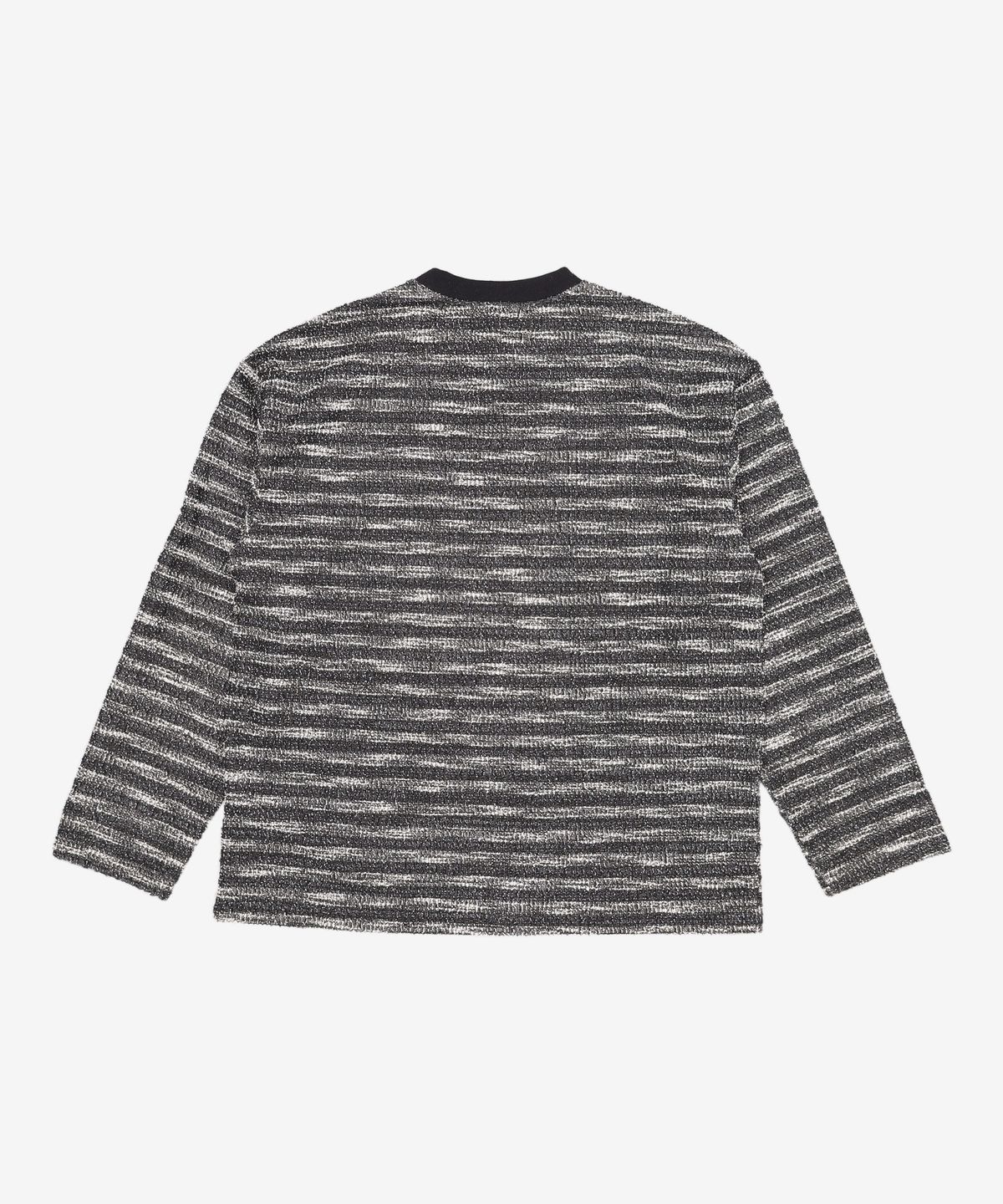 메종미네드(MAISON MINED) MIXED BOUCLE KNIT LONG SLEEVE BLACK M