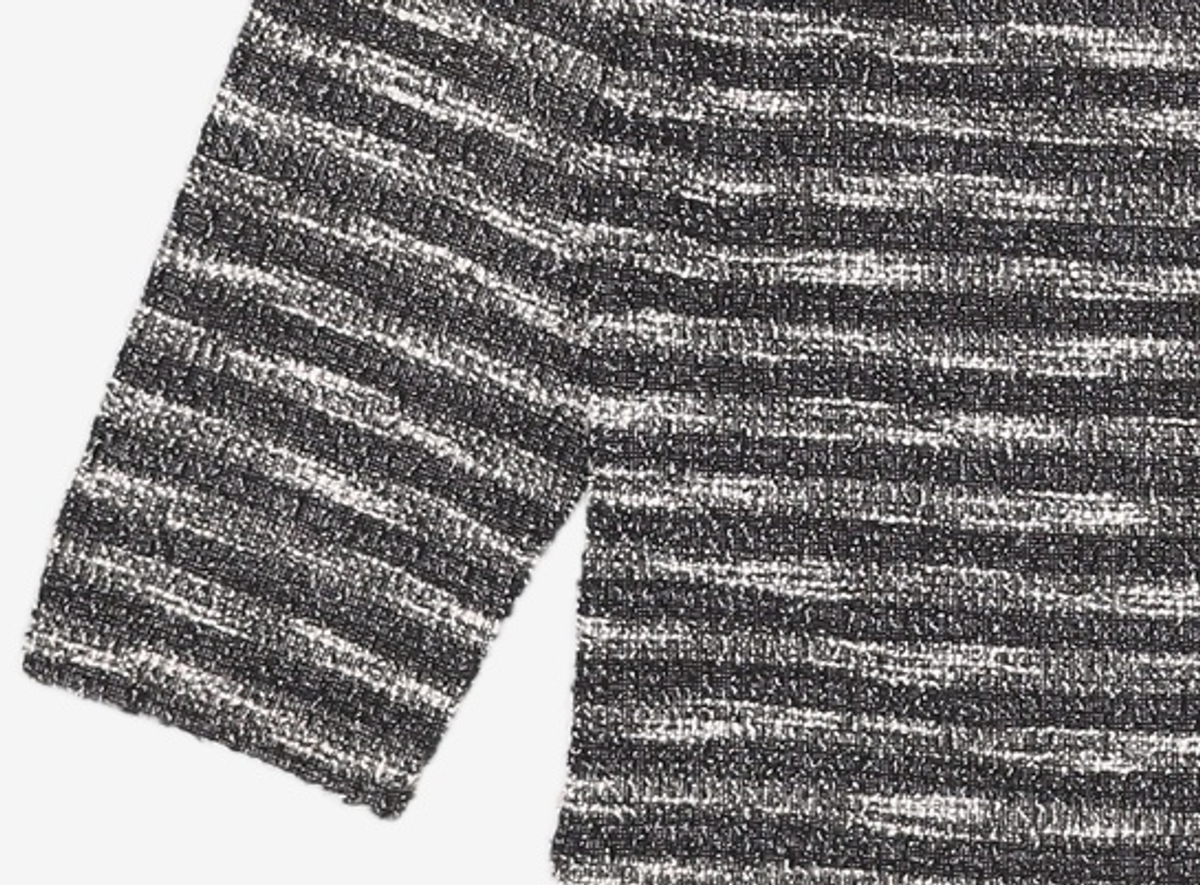 메종미네드(MAISON MINED) MIXED BOUCLE KNIT LONG SLEEVE BLACK M