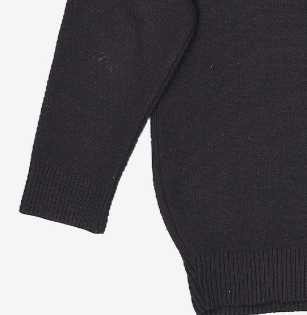 오아이오아이 컬렉션(OIOI COLLECTION) BASIC PATCH KNIT CARDIGAN [BLACK] L