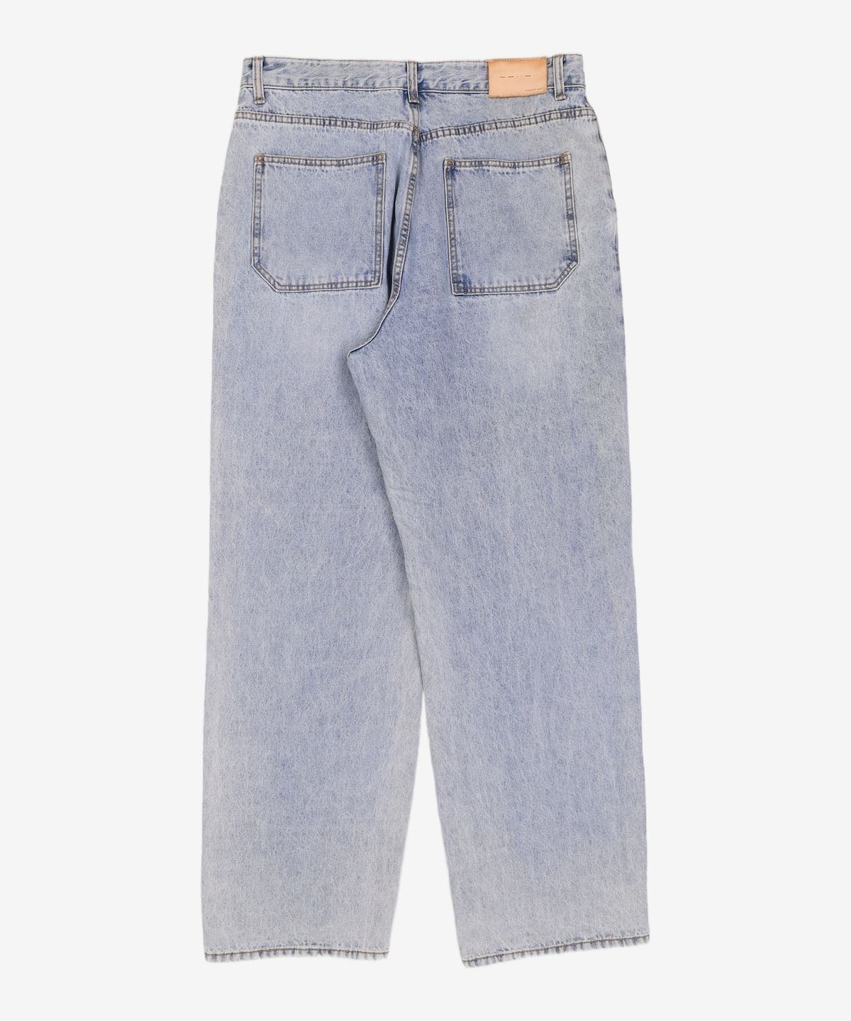 가먼트레이블(GARMENT LABLE) Proper Wide Denim Pants - Light Blue L