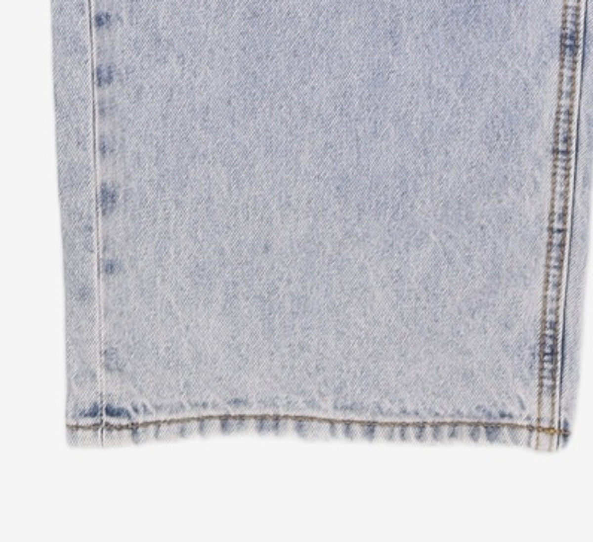가먼트레이블(GARMENT LABLE) Proper Wide Denim Pants - Light Blue L