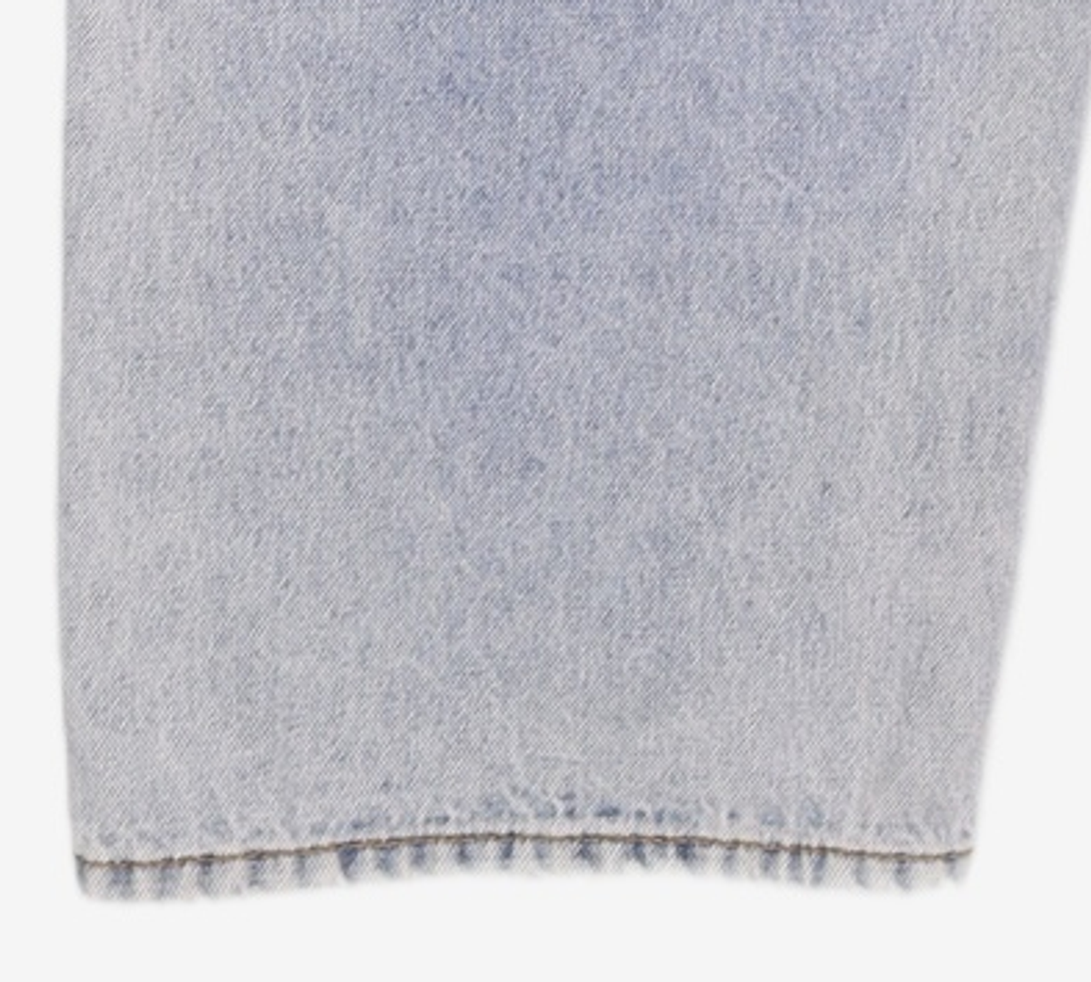 가먼트레이블(GARMENT LABLE) Proper Wide Denim Pants - Light Blue L