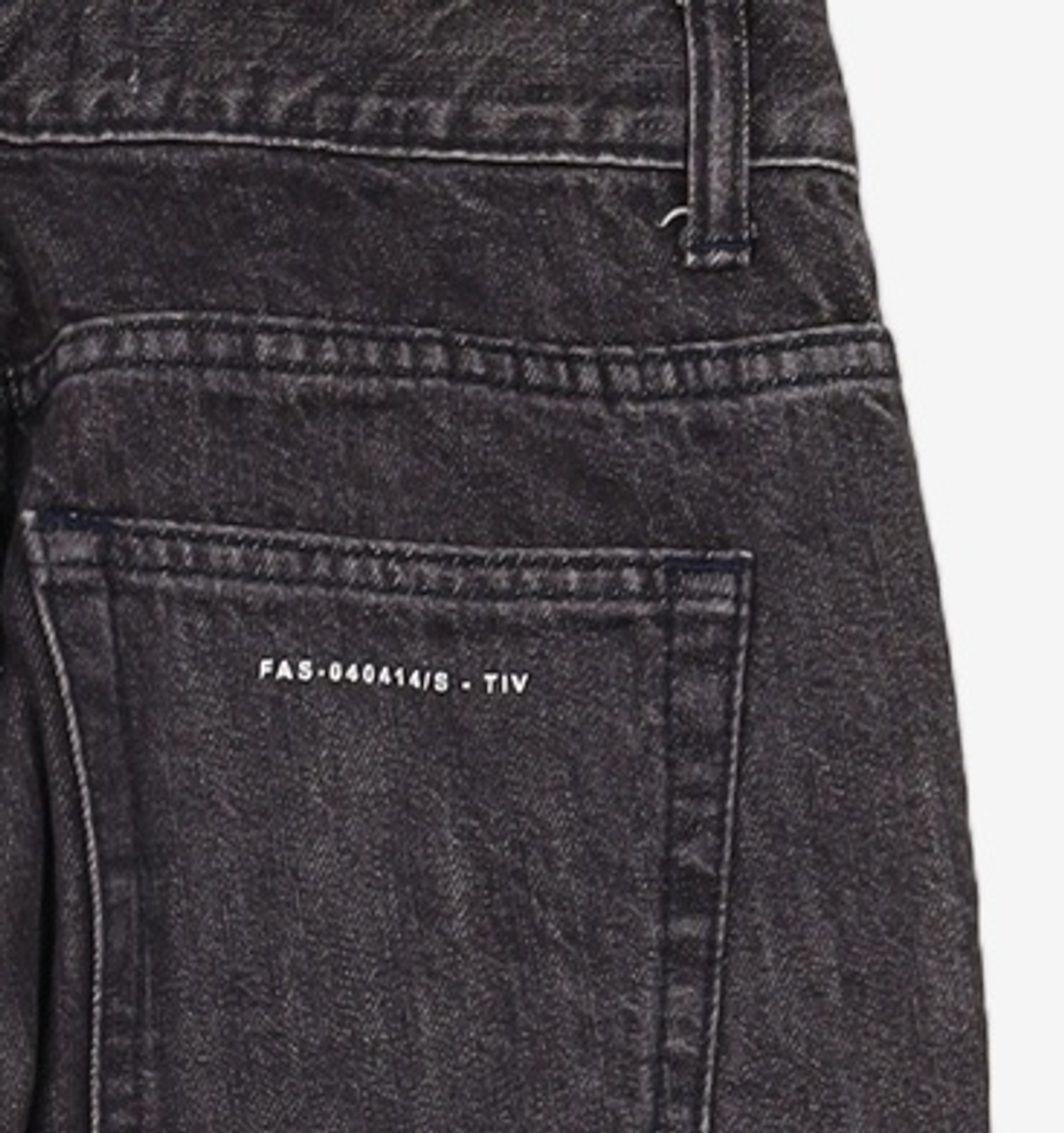 페이탈리즘(FATALISM) EVENT #0186 Heritage black mannish crop fit 44