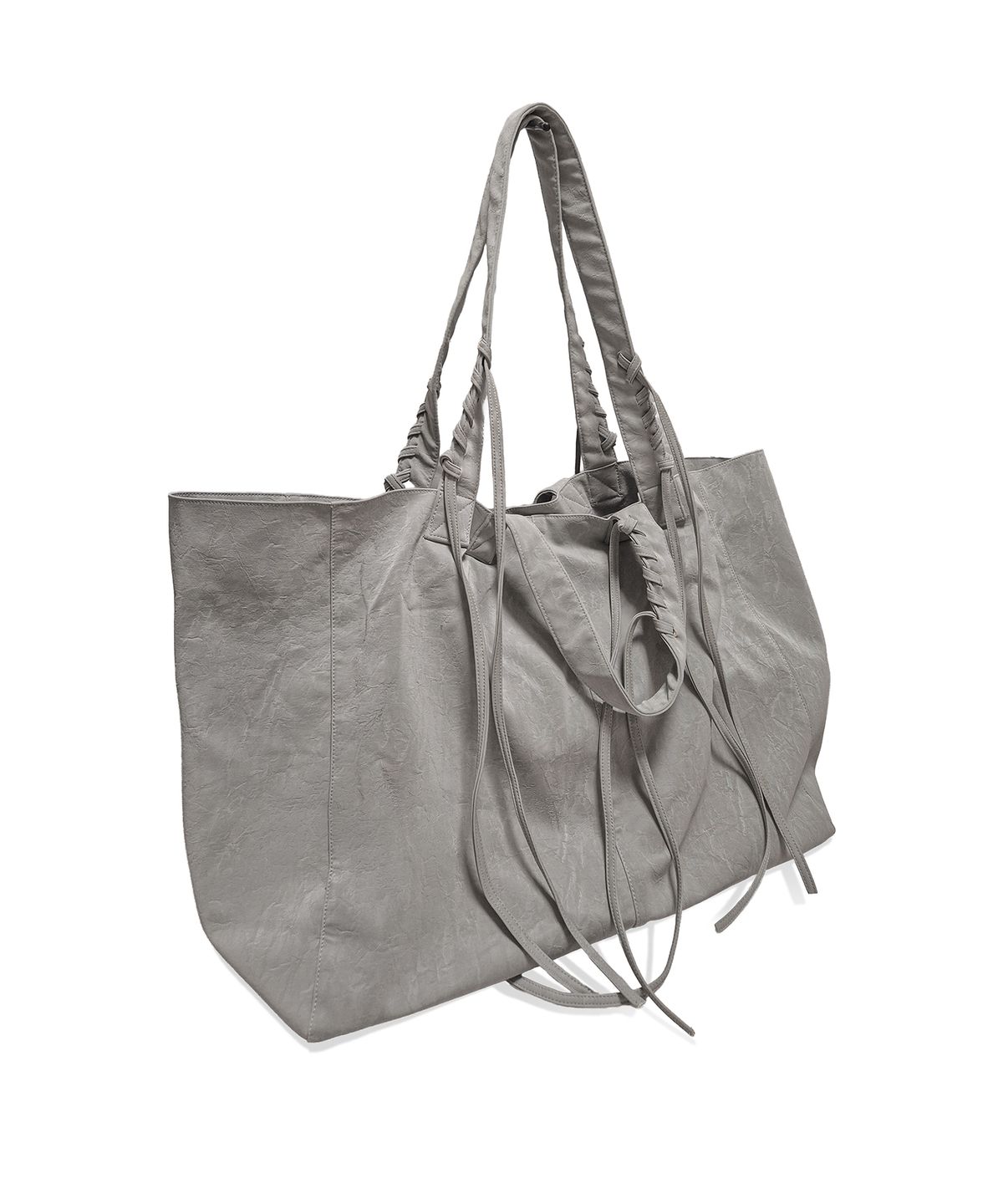 정도(JUNGDO) HEXA STRAP TOTE BAG . TAUPE GREY