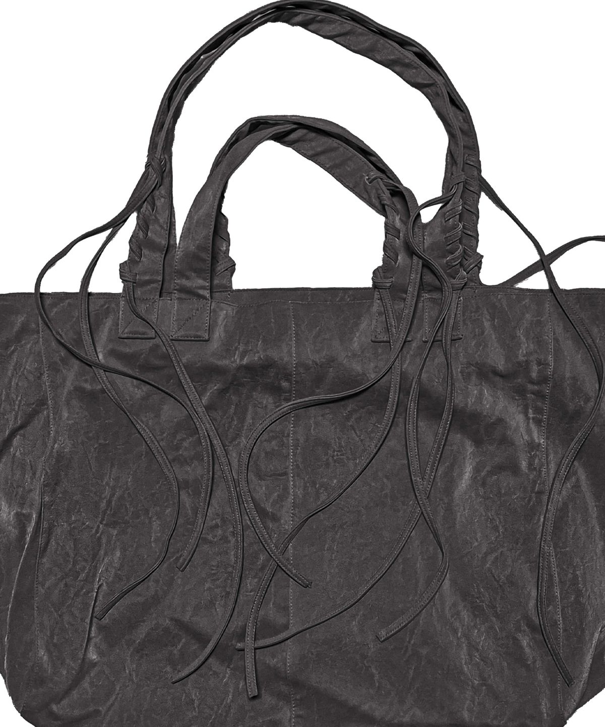 정도(JUNGDO) HEXA STRAP TOTE BAG . CHARCOAL