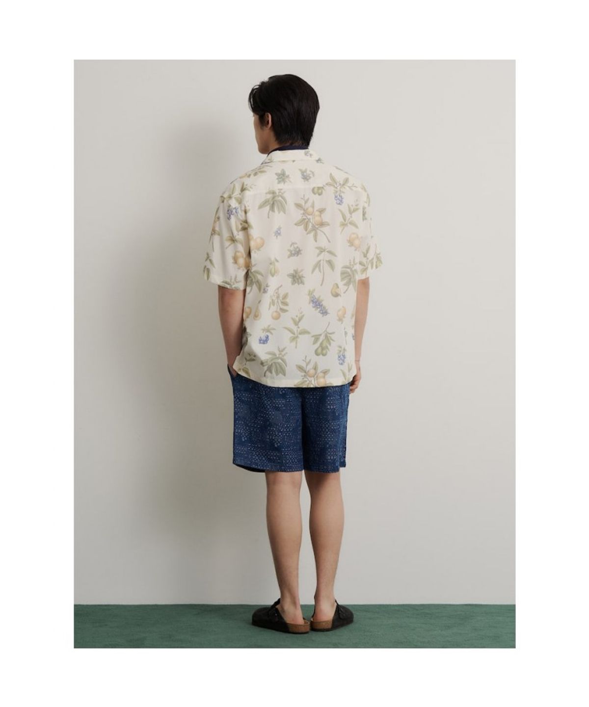 빈폴 멘(BEANPOLE MEN) 마린 데님 하프 팬츠  네이비