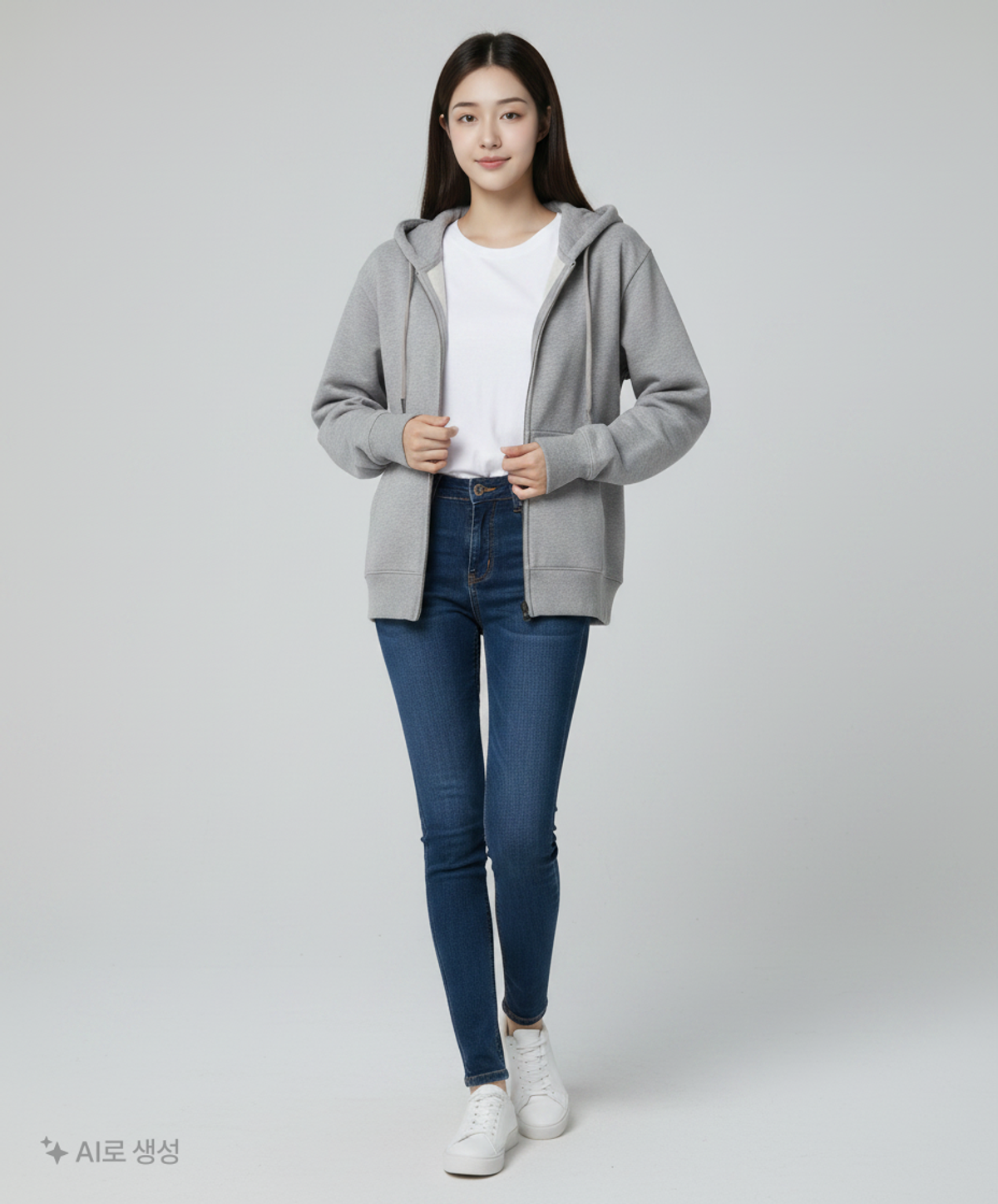 토피(TOFFEE) 후드 집업 M
