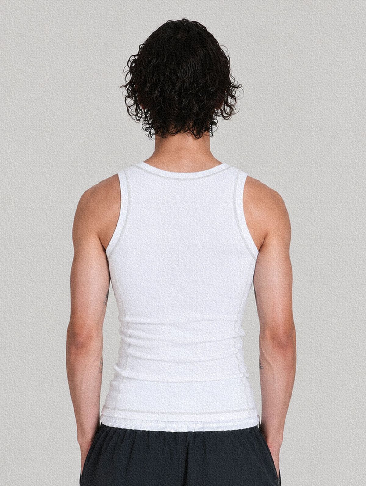 키아세(KIIACE) Cover Tank Top White