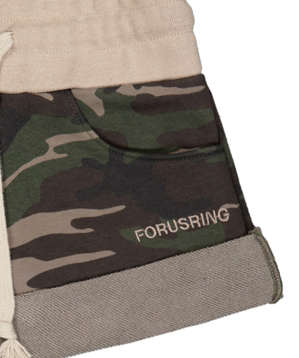 포어링(FORUSRING) Cupid mini sweat shorts (camo)