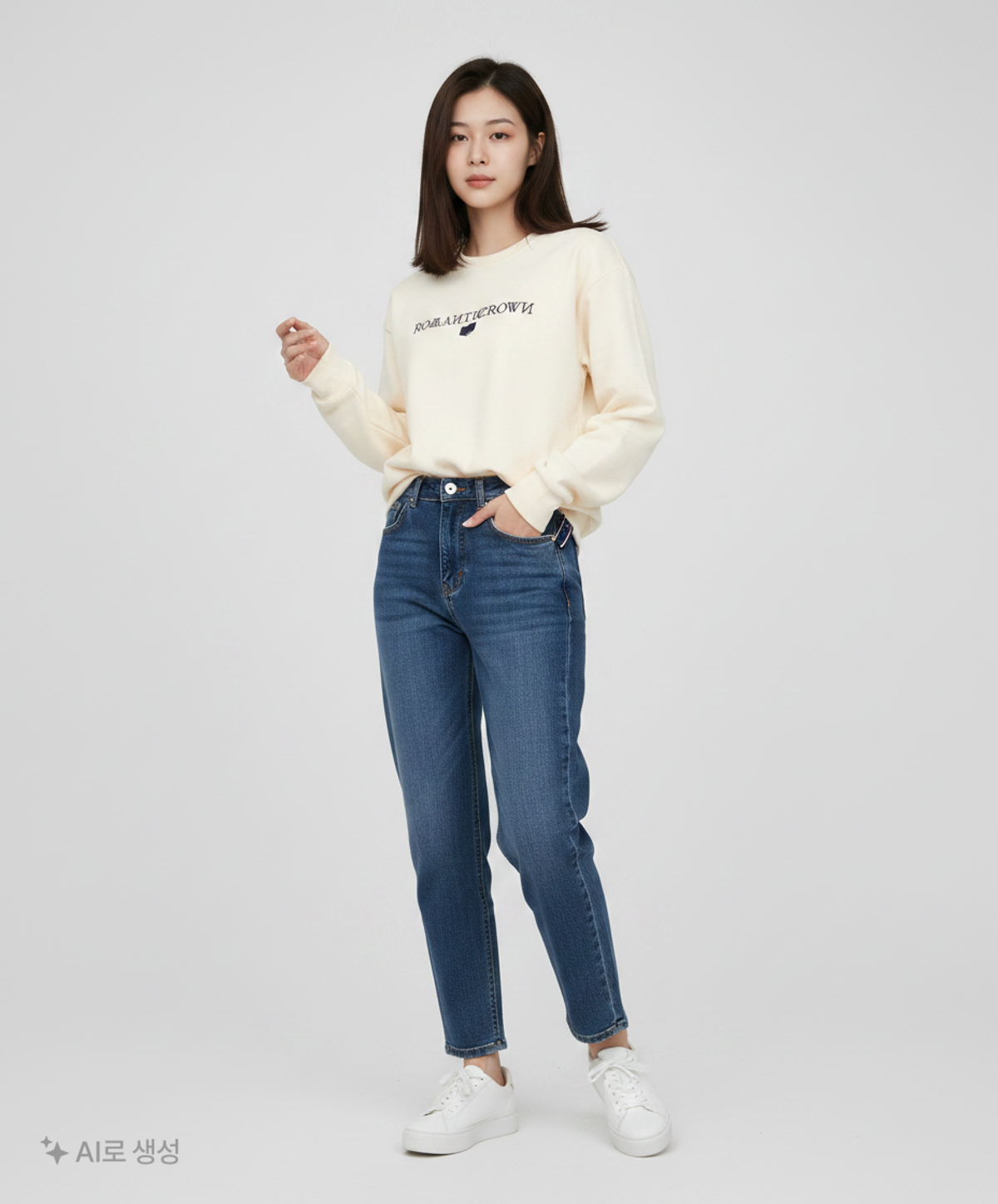 로맨틱크라운(ROMANTIC CROWN) 맨투맨/스웨트셔츠 L