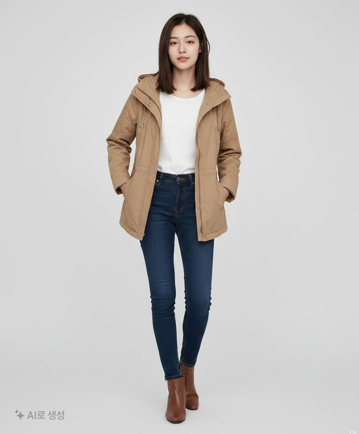 쿠아(QUA) 사파리/헌팅 재킷 38
