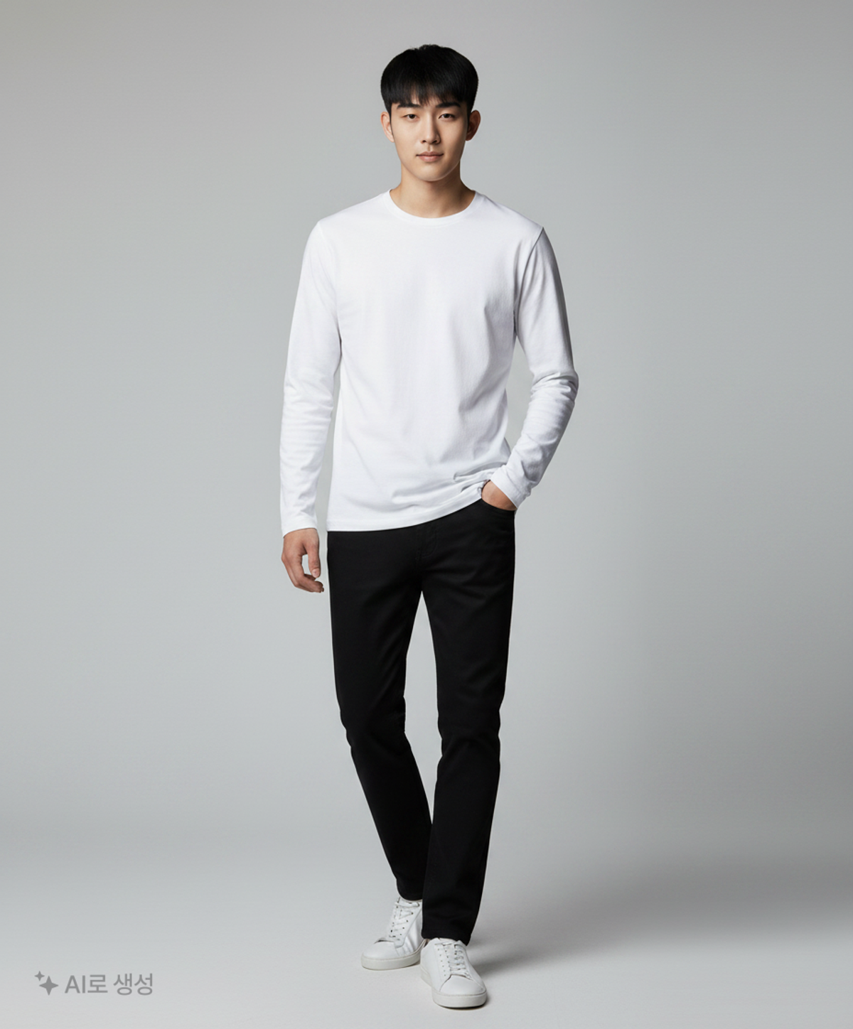 무신사 스탠다드(MUSINSA STANDARD) 긴소매 티셔츠 S