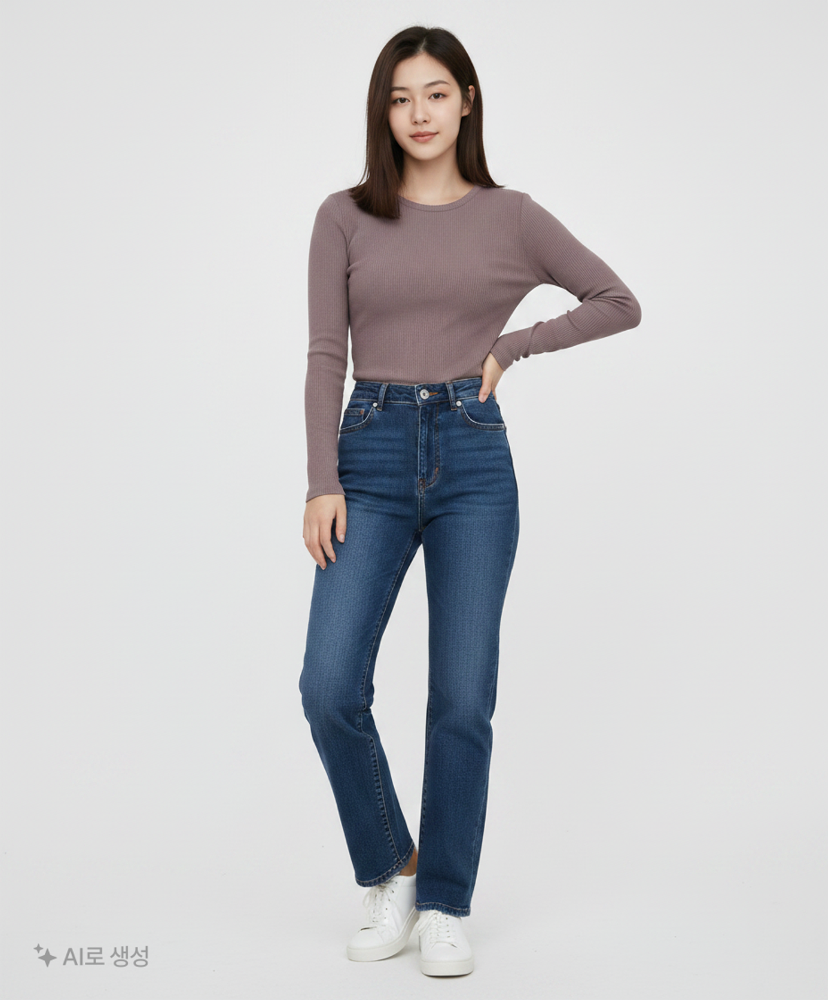 무인양품(MUJI) 긴소매 티셔츠 L