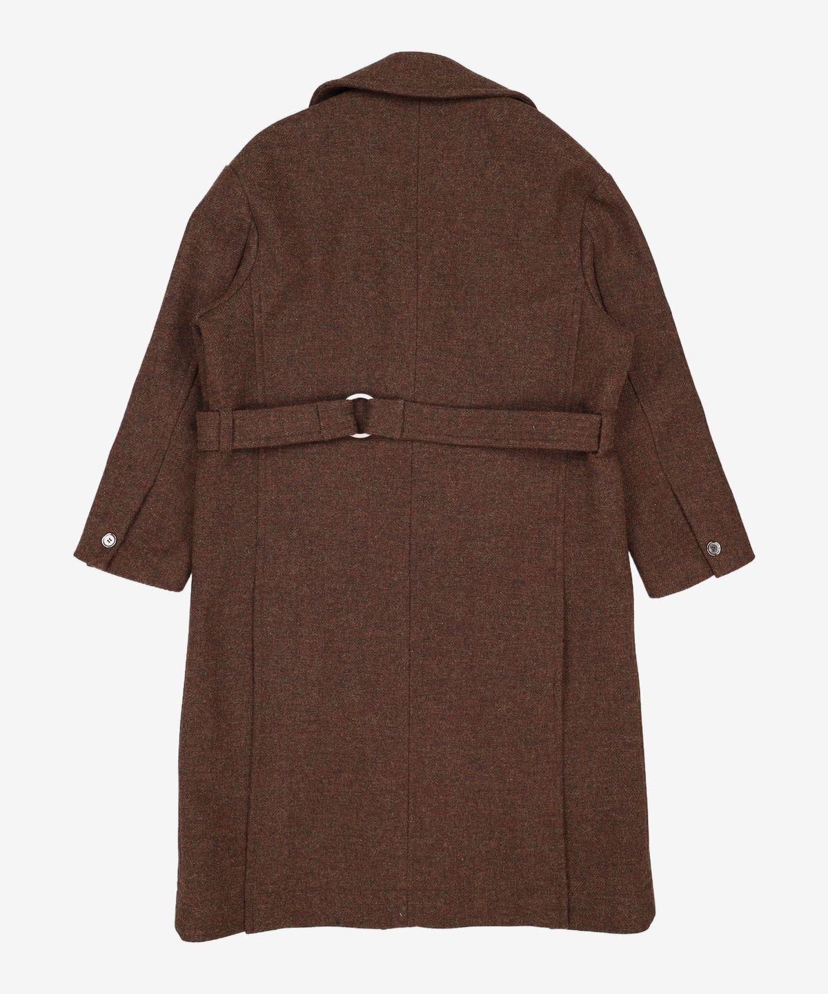 메종미네드(MAISON MINED) BLEND BROWN HALF DOUBLE COAT M