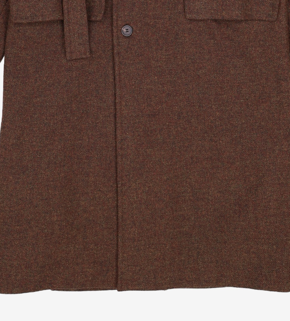 메종미네드(MAISON MINED) BLEND BROWN HALF DOUBLE COAT M