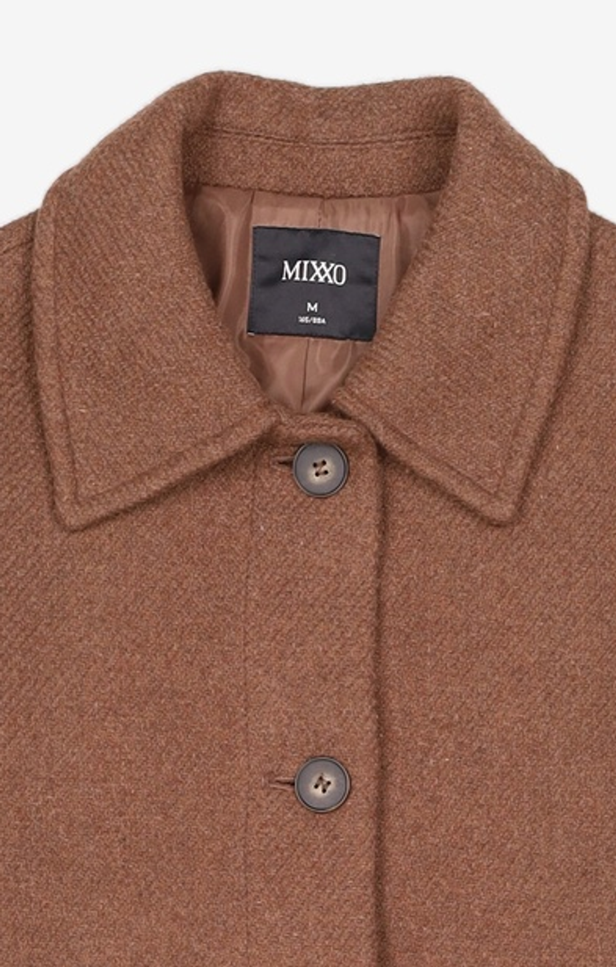 미쏘(MIXXO) 오버핏 싱글 롱 맥코트 MIWJHAV14C M