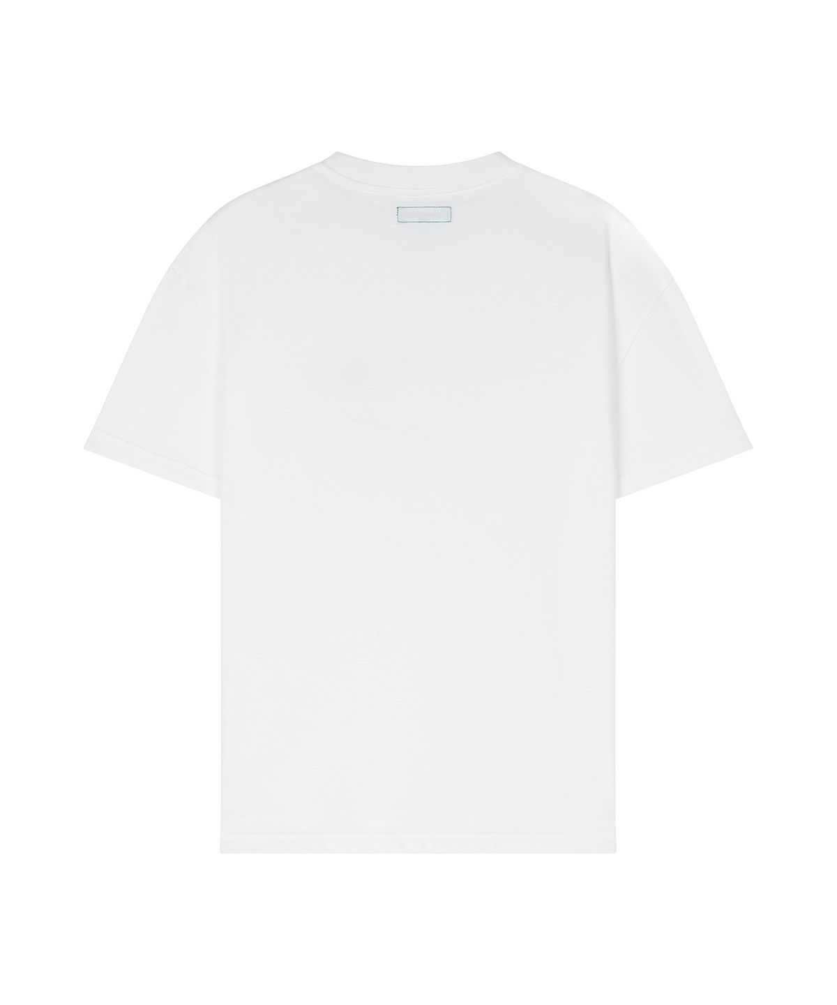 고라미스(GORAMIS) 로고 엠브로이더리 반팔 티셔츠 [WHITE]