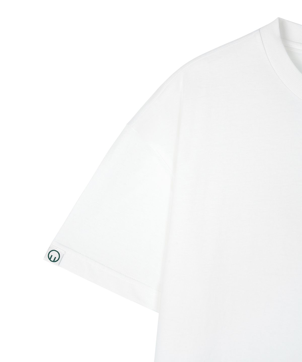 고라미스(GORAMIS) 로고 엠브로이더리 반팔 티셔츠 [WHITE]