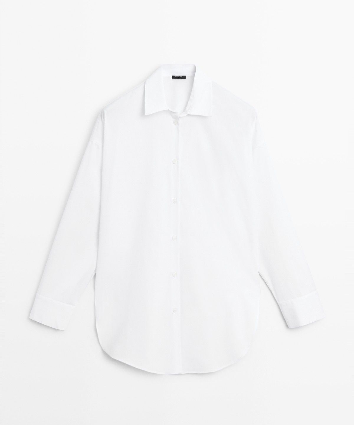 마시모두띠(MASSIMO DUTTI) 100% 코튼 포플린 셔츠