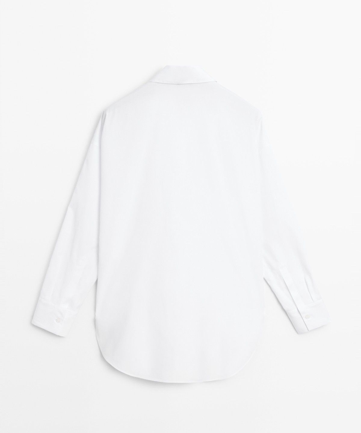 마시모두띠(MASSIMO DUTTI) 100% 코튼 포플린 셔츠