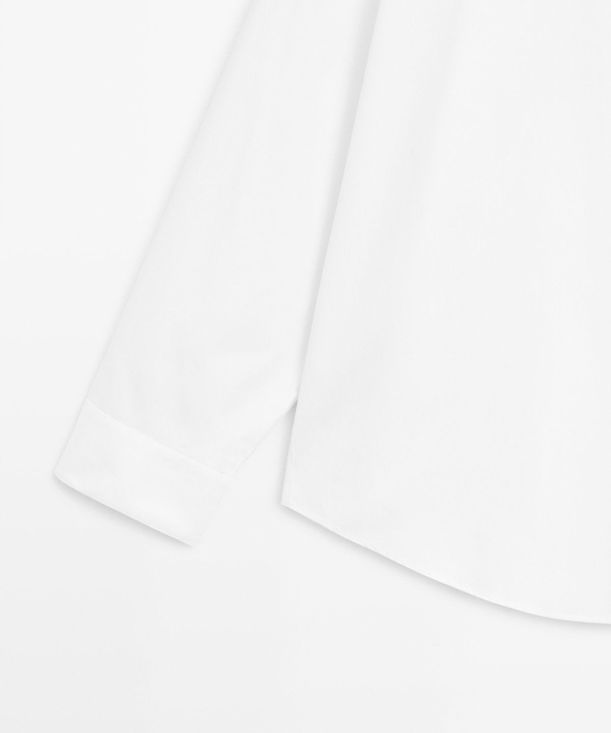마시모두띠(MASSIMO DUTTI) 스탠드 칼라 포플린 셔츠