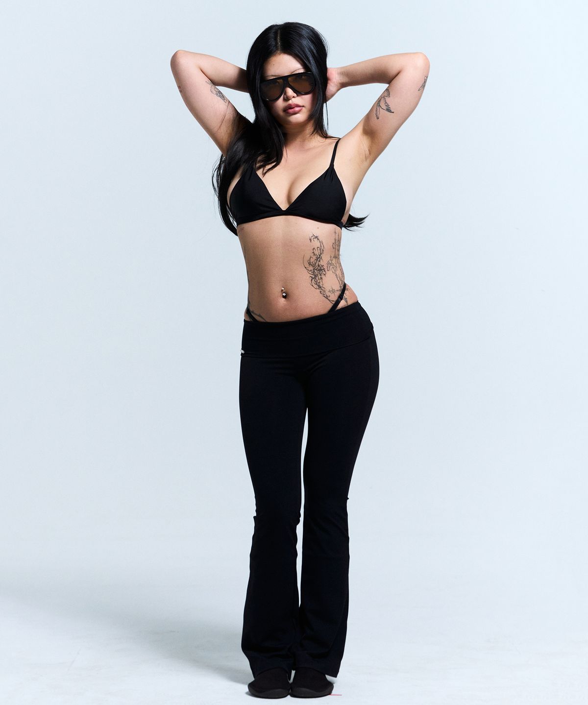베이크먼데이(BAKEDMONDAY) [BLACK] SKINA BODY PANTS