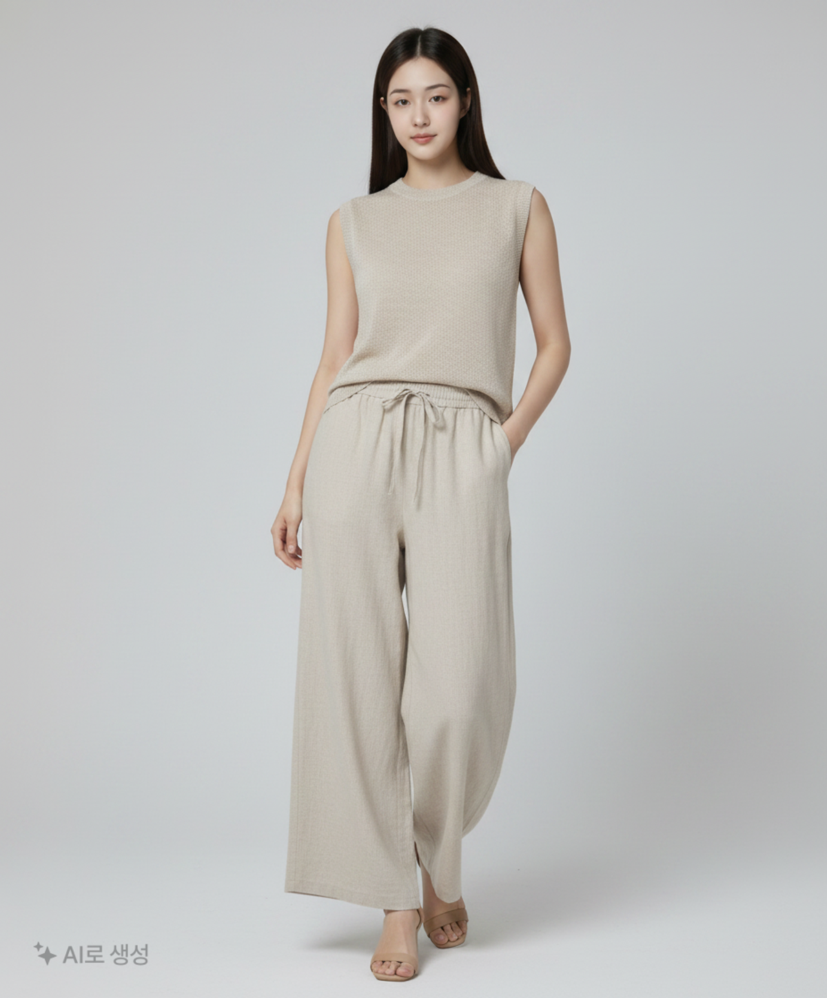 미쏘(MIXXO) 코튼 팬츠 28