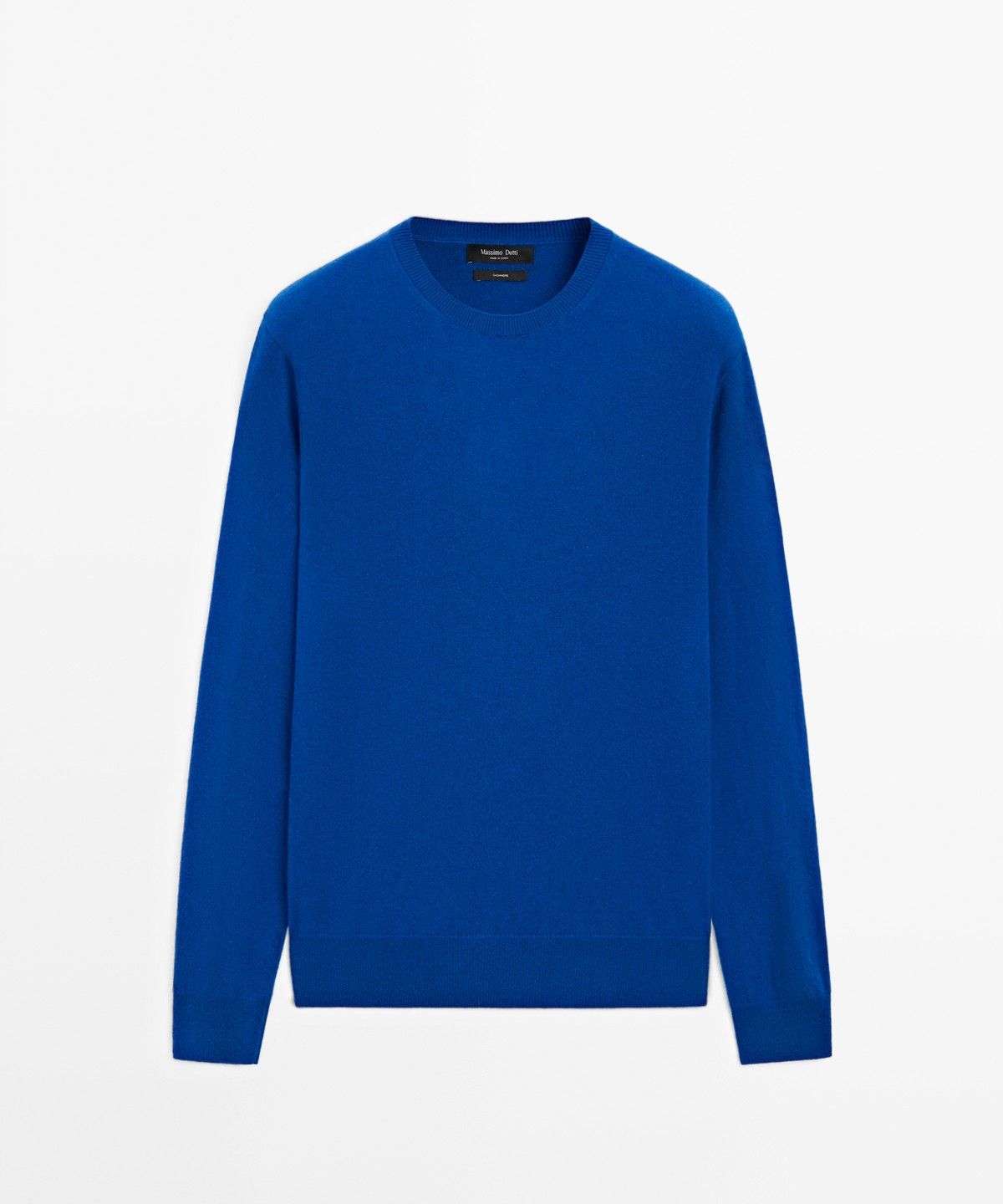 마시모두띠(MASSIMO DUTTI) 100% 캐시미어 립 니트 스웨터